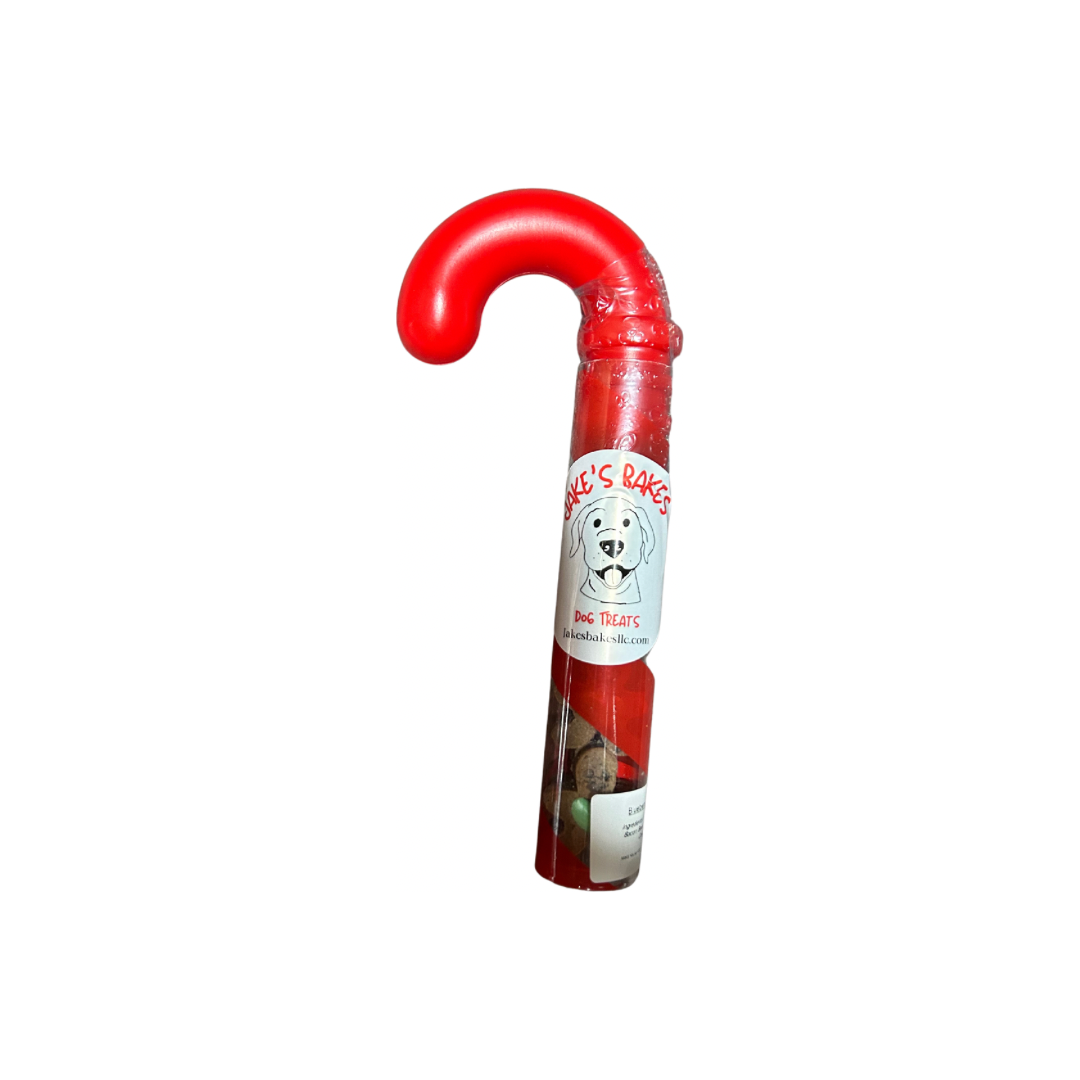 6” cookie filled candy cane