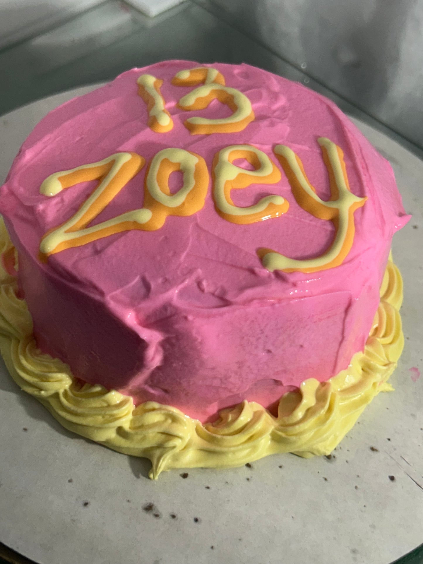 4” round birthday cakes