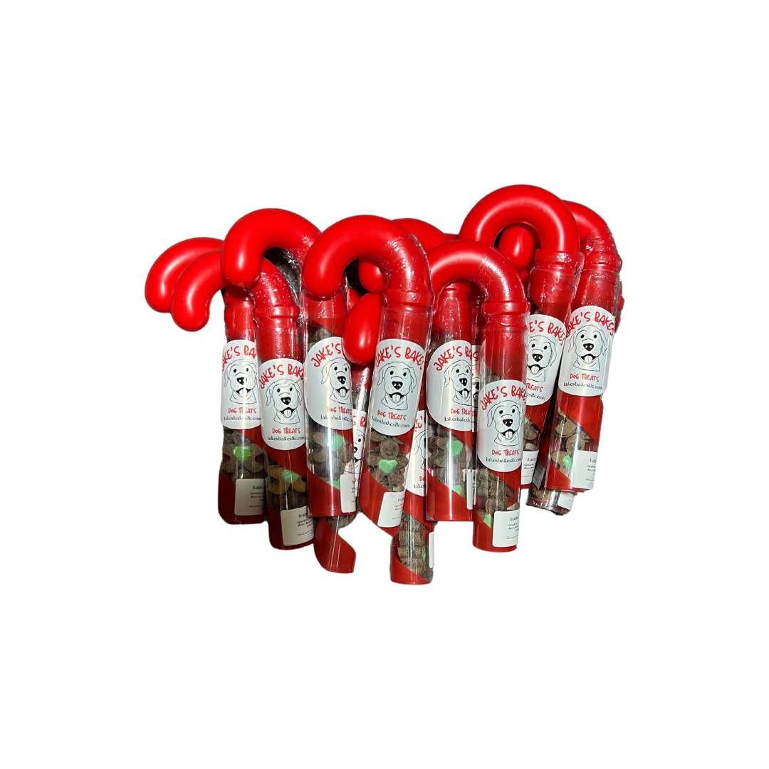 6” cookie filled candy cane